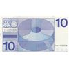 Image 2 : Netherlands, 10 Gulden, 1968, VF, p91bbr/serial number: 1445118318