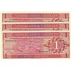 Image 1 : Netherlands Antilles, 1 Gulden, 1970, UNC, p20, (Total 3 consecutive banknotes)br/serial numbers: D0