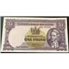 Image 1 : New Zealand, 1 Pound, 1940-67, UNC, p159dbr/serial number: 262 330801