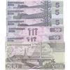 Image 2 : North Korea, 5 Won (3), 50 Won (2) and 500 Won, 2002/2007, UNC, p58, p60, (Total 6 banknot) br/