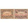 Image 2 : Poland, 1/2 Marki and 1 Marka, 1917, XF, (Total 2 banknotes)br/