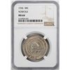 Image 1 : 1936 Norfolk Bicentennial Commemorative Half Dollar Coin NGC MS64