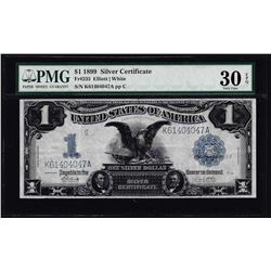 1899 $1 Black Eagle Silver Certificate Note Fr.235 PMG Very Fine 30EPQ