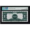 Image 2 : 1899 $1 Black Eagle Silver Certificate Note Fr.235 PMG Very Fine 30EPQ