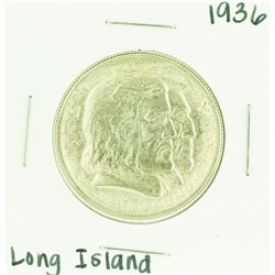 1936 Long Island Tercentenary Commemorative Half Dollar Coin