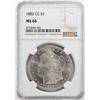 Image 1 : 1882-CC $1 Morgan Silver Dollar Coin NGC MS64