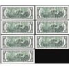 Image 2 : Lot of (7) Consecutive 1995 $2 Federal Reserve STAR Notes Atlanta