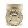 Image 2 : Roll of (20) Brilliant Uncirculated 1961 Franklin Half Dollar Coins