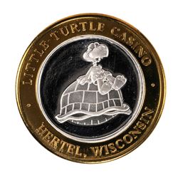 .999 Fine Silver St. Croix Casino $10 Limited Edition Gaming Token