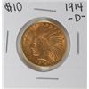 Image 1 : 1914-D $10 Indian Head Eagle Gold Coin