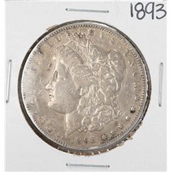 1893 $1 Morgan Silver Dollar Coin