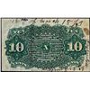 Image 2 : March 3, 1863 Fourth Issue 10 Cents Fractional Currency Note w/ Presentation Signature