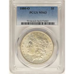 1880-O $1 Morgan Silver Dollar Coin PCGS MS63