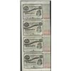 Image 1 : Uncut Sheet of (4) State of Louisiana Baby Bond Obsolete Notes