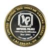 Image 1 : .999 Silver Imperial Palace Hotel & Casino Las Vegas $10 Limited Edition Gaming Token