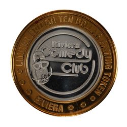 .999 Silver Riviera Hotel and Casino $10 Casino Limited Edition Gaming Token