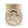 Image 1 : Roll of (20) Brilliant Uncirculated 1961 Franklin Half Dollar Coins