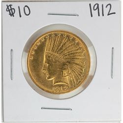 1912 $10 Indian Head Eagle Gold Coin