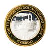 Image 2 : .999 Silver Riverboat Reno, NV $10 Casino Limited Edition Gaming Token