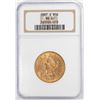 Image 1 : 1887-S $10 Liberty Head Eagle Gold Coin NGC MS61