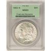 Image 1 : 1882-S $1 Morgan Silver Dollar Coin PCGS MS63 Old Green Holder
