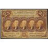 Image 1 : July 17, 1862 First Issue Twenty-Five Cent Fractional Currency Note
