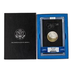 1882-CC $1 Morgan Silver Dollar Coin GSA Hoard NGC MS63 Amazing Toning w/Box