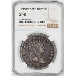 1795 $ Draped Bust Silver Dollar Coin NGC XF45
