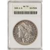 Image 1 : 1895-S $1 Morgan Silver Dollar Coin ANACS AU50