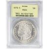 Image 1 : 1879-S $1 Morgan Silver Dollar Coin PCGS MS64 Old Green Holder