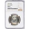 Image 1 : 1936 Delaware Commemorative Half Dollar Coin NGC MS67