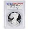 Image 1 : 2013-W $1 American Silver Eagle Proof Coin PCGS PR69DCAM W/Edmund C. Moy Signature