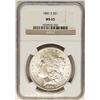 Image 1 : 1881-S $1 Morgan Silver Dollar Coin NGC MS65 Amazing Toning