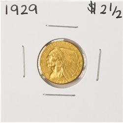 1929 $2 1/2 Indian Head Quarter Eagle Gold Coin