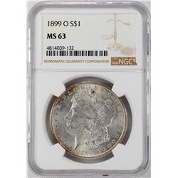 1899-O $1 Morgan Silver Dollar Coin NGC MS63