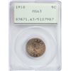 Image 1 : 1910 Liberty Head Nickel Coin PCGS MS63 Old Green Rattler