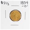 Image 1 : 1854-O $2 1/2 Liberty Head Quarter Eagle Gold Coin