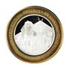 Image 1 : .999 Fine Silver Luxor Las Vegas, Nevada $10 Limited Edition Gaming Token