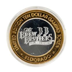 .999 Fine Silver Eldorado Reno, Nevada $10 Limited Edition Gaming Token