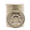 Image 2 : Roll of (20) Brilliant Uncirculated 1961 Franklin Half Dollar Coins