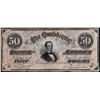 Image 1 : 1864 $50 Confederate States of America Note
