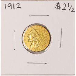 1912 $2 1/2 Indian Head Quarter Eagle Gold Coin
