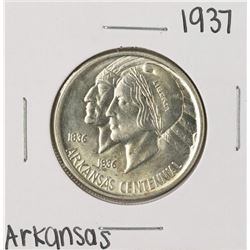 1937 Arkansas Centennial Commemorative Half Dollar Coin