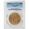 Image 1 : 1873-S Closed 3 $20 Liberty Head Double Eagle Gold Coin PCGS AU58