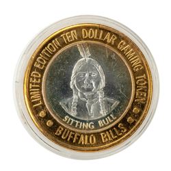 .999 Silver Buffalo Bills Resort & Casino Jean, NV $10 Limited Edition Gaming Token