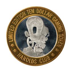 .999 Silver Harold's Club Reno, NV $10 Casino Limited Edition Gaming Token