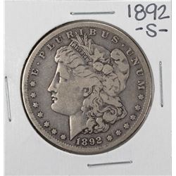 1892-S $1 Morgan Silver Dollar Coin