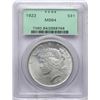 Image 1 : 1923 $1 Peace Silver Dollar Coin PCGS MS64