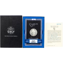 1884-CC $1 Morgan Silver Dollar Coin GSA Hoard Uncirculated w/ Box & COA NGC MS62