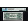 Image 2 : 1981 $1 Federal Reserve Note Dallas Over Inking Seal ERROR PMG Choice Uncirculated 63EPQ